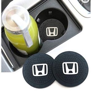 2 Honda Cup Holder Coasters Universal